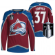 Men's J.T. Compher Colorado Avalanche 2022 Stanley Cup Playoffs Burgundy #37 Jersey