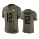 New York Jets Joe Namath #12 Olive 2022 Salute To Service Limited Jersey