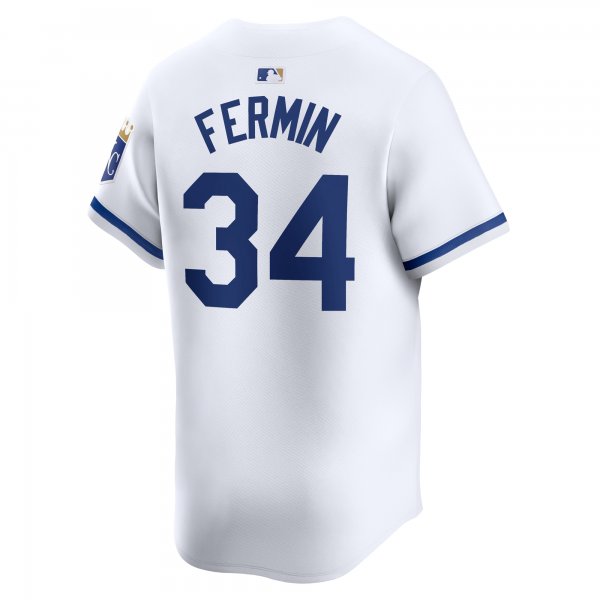 Men's Kansas City Royals Freddy Fermin Nike White Home Limited Player Jersey