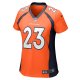 Women's Denver Broncos Fabian Moreau Nike  Orange Team Game Jersey