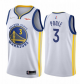 Men's Golden State Warriors #3 Jordan Poole 2022 White 75th Anniversary Stitched NBA Jersey