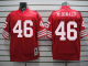 Men's Mitchell And Ness San Francisco 49ers #46 Tim McDonald Stitched Red NFL Limited Jersey