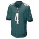 Men's Philadelphia Eagles Jake Elliott Nike Midnight Green Game Jersey