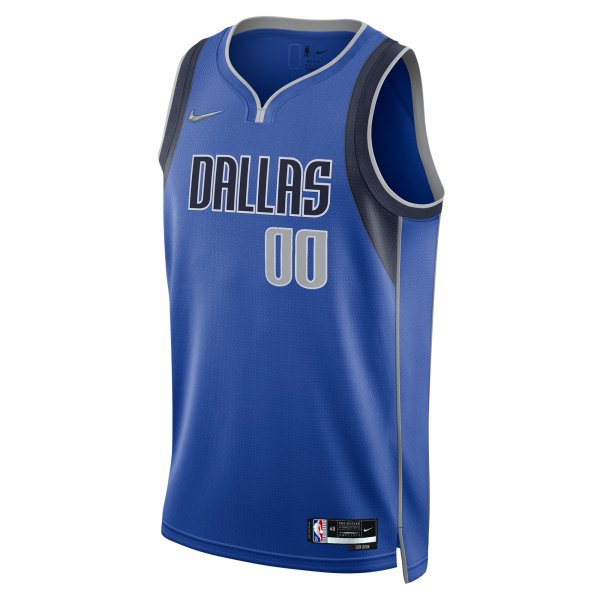 Men's Dallas Mavericks Nike Blue 2021/22 Diamond Swingman Custom Jersey - Icon Edition