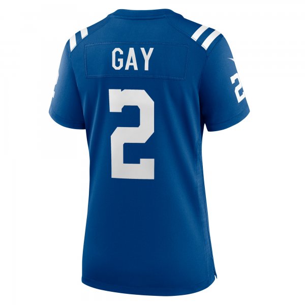 Women's Indianapolis Colts Matt Gay Nike Royal Game Player Jersey