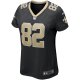 Women's New Orleans Saints Bob Pollard Nike Black Game Retired Player Jersey