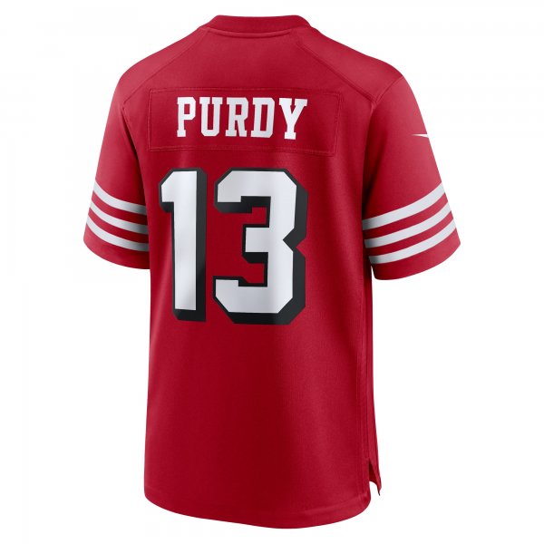 Men San Francisco 49ers Brock Purdy Nike Scarlet Alternate Game Player Jersey