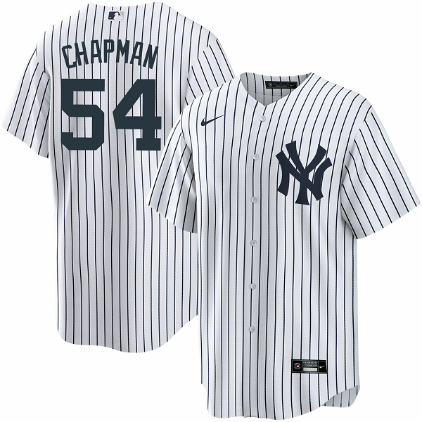 Youth New York Yankees #54 Aroldis Chapman Home Nike MLB Jersey