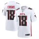 Men's Atlanta Falcons #18 Kirk Cousins Nike White Limited Player Jersey