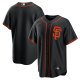 Men's San Francisco Giants Nike Black Alternate Replica Team Jersey