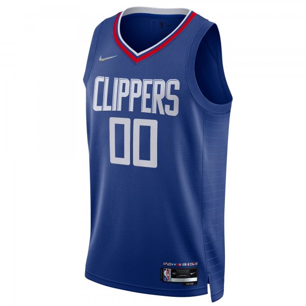 Men's LA Clippers Nike Royal 2021/22 Diamond Swingman Custom Jersey - Icon Edition