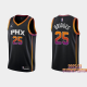 Men's Phoenix Suns Mikal Bridges #25 Black 2022-23 Statement Edition NBA Jersey