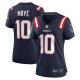 Women's New England Patriots #10 Drake Maye Nike Navy 2024 NFL Draft First Round Pick Player Limited Jersey