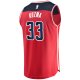 Youth Washington Wizards Kyle Kuzma Fanatics Red 2021/22 Fast Break Replica Jersey - Icon Edition