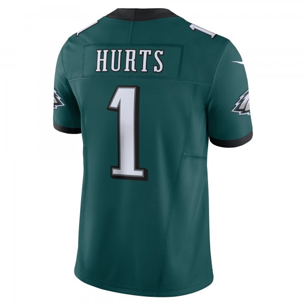 Men's Philadelphia Eagles Jalen Hurts Nike Green Vapor F.U.S.E. Limited Jersey