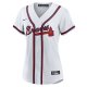 Women's Atlanta Braves Ronald Acuna Jr. Nike White Home Replica Player Jersey