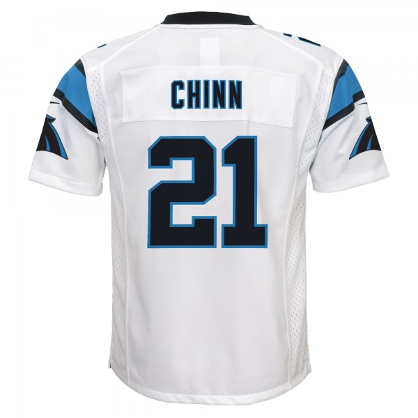 Youth Carolina Panthers Jeremy Chinn Nike White Game Jersey