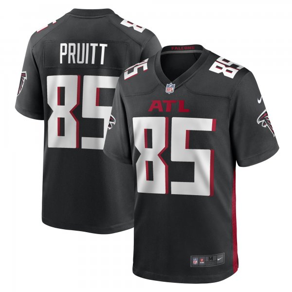 Men's #85 MyCole Pruitt Atlanta Falcons Nike Limited Player Black Jersey