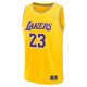 Men's Los Angeles Lakers LeBron James Fanatics Gold Fast Break Replica Jersey - Icon Edition