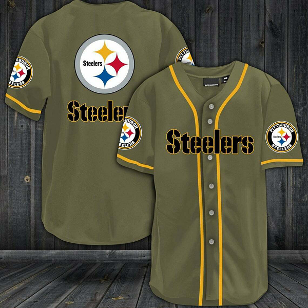 Pittsburgh Steelers NFL Stitched Fashion Baseball Legend Jersey