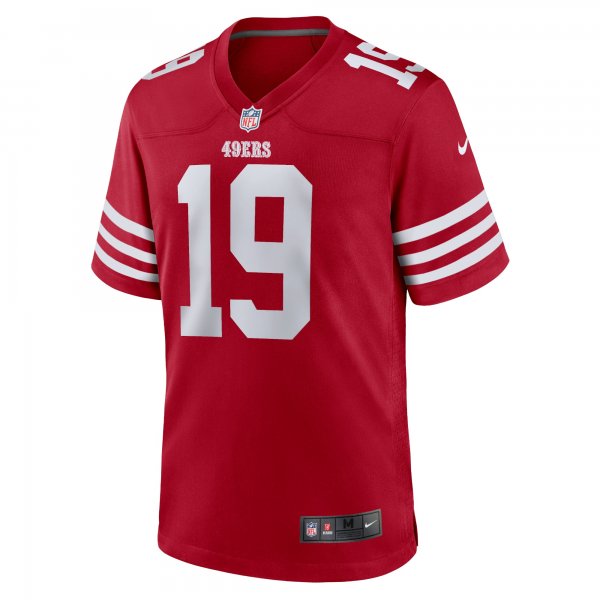 Men's San Francisco 49ers Deebo Samuel Nike Scarlet Player Game Jersey