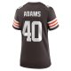 Women's Cleveland Browns Matthew Adams Nike Brown Nike Women's Team Color Jersey