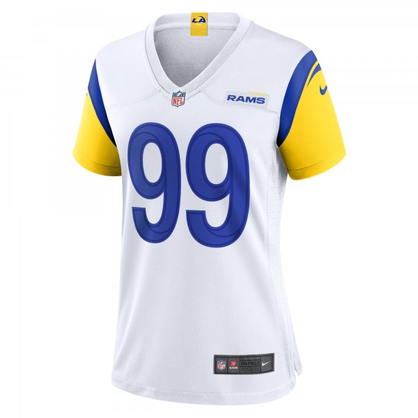 Women's Los Angeles Rams Aaron Donald Nike White Player Jersey