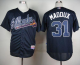 Atlanta Braves #31 Greg Maddux Blue Cool Base Stitched MLB Jersey