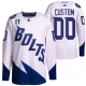 Men's Tampa Bay Lightning Active Custom 2022 White Stanley Cup Final Patch Breakaway Stitched Jersey