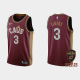 Men's Cleveland Cavaliers #3 Caris LeVert 2022-23 Icon Edition Wine Gold is Back NBA Jersey