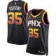 Women Phoenix Suns #35 Kevin Durant Black Statement Swingman Stitched NBA Jersey