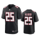 Men's Nike #25 Atlanta Falcons Tyler Allgeier Black Vapor Throwback Limited Jersey