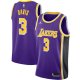 Men's Los Angeles Lakers Anthony Davis Jordan Brand Purple 2020/21 Swingman Jersey - Statement Edition