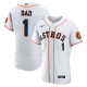 Men's Houston Astros Nike White Home #1 Dad MLB Jersey