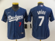 Youth Nike Los Angeles Dodgers #7 Julio Urias Blue Stitched MLB Cool Base Jersey