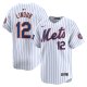 Men's New York Mets Francisco Lindor Nike White 2024 MLB World Tour London Series Home Limited Player Jersey