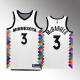 Minnesota Timberwolves Jaden McDaniels #3 White 2022-23 City Edition Jersey