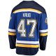 Men's St. Louis Blues Torey Krug Fanatics Blue Home Breakaway Jersey