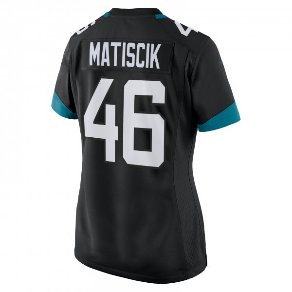 Women's Jacksonville Jaguars Ross Matiscik Nike Black Game Jersey