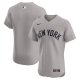 Men's New York Yankees Nike Gray Road Elite Jersey