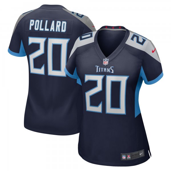 Women's Tennessee Titans Tony Pollard Nike Navy Game Player Jersey