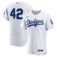 Men's Los Angeles Dodgers #42 Nike 2023 Jackie Robinson Day White Flex Base Jersey