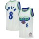 Men's Atlanta Hawks Steve Smith Mitchell & Ness Cream Chainstitch Swingman Jersey