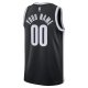 Unisex Brooklyn Nets Nike Black Swingman Custom Jersey - Icon Edition