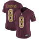 Nike Washington Redskins #8 Kirk Cousins Burgundy Red Alternate Women's Stitched NFL Vapor Untouchable Limited Jersey