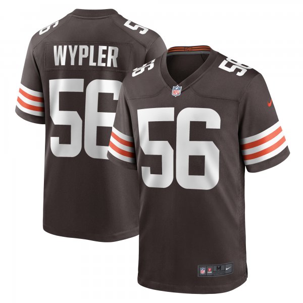 Men's Cleveland Browns Luke Wypler Nike  Brown Team Game Jersey