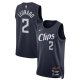 Men's Unisex Los Angeles Clippers #2 Kawhi Leonard Nike Navy 2023/24 Swingman City Edition Jersey