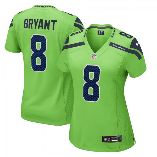 Women's Seattle Seahawks Coby Bryant Nike Neon Green  Game Jersey