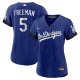 Women's Los Angeles Dodgers Freddie Freeman Nike Royal City Connect Replica Player Jersey