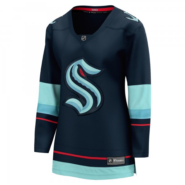 Women's Seattle Kraken Fanatics Navy Home Breakaway Jersey